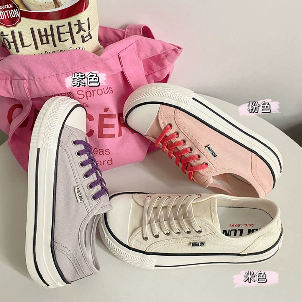 Холщовые туфли с манго, женские низкие Дышащие однослойные туфли, 2022 летние новые дымчато-фиолетовые повседневные белые туфли на доске