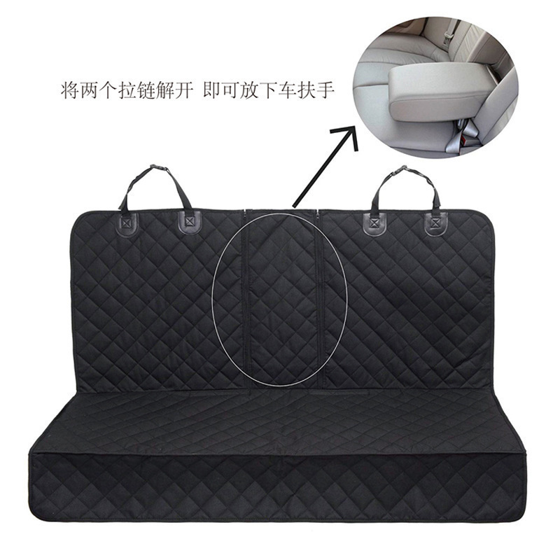 Car Pet Mat 600D Oxford Cloth Car Mat Rear Seat Waterproof Wear-Resistant Car Seat Protector