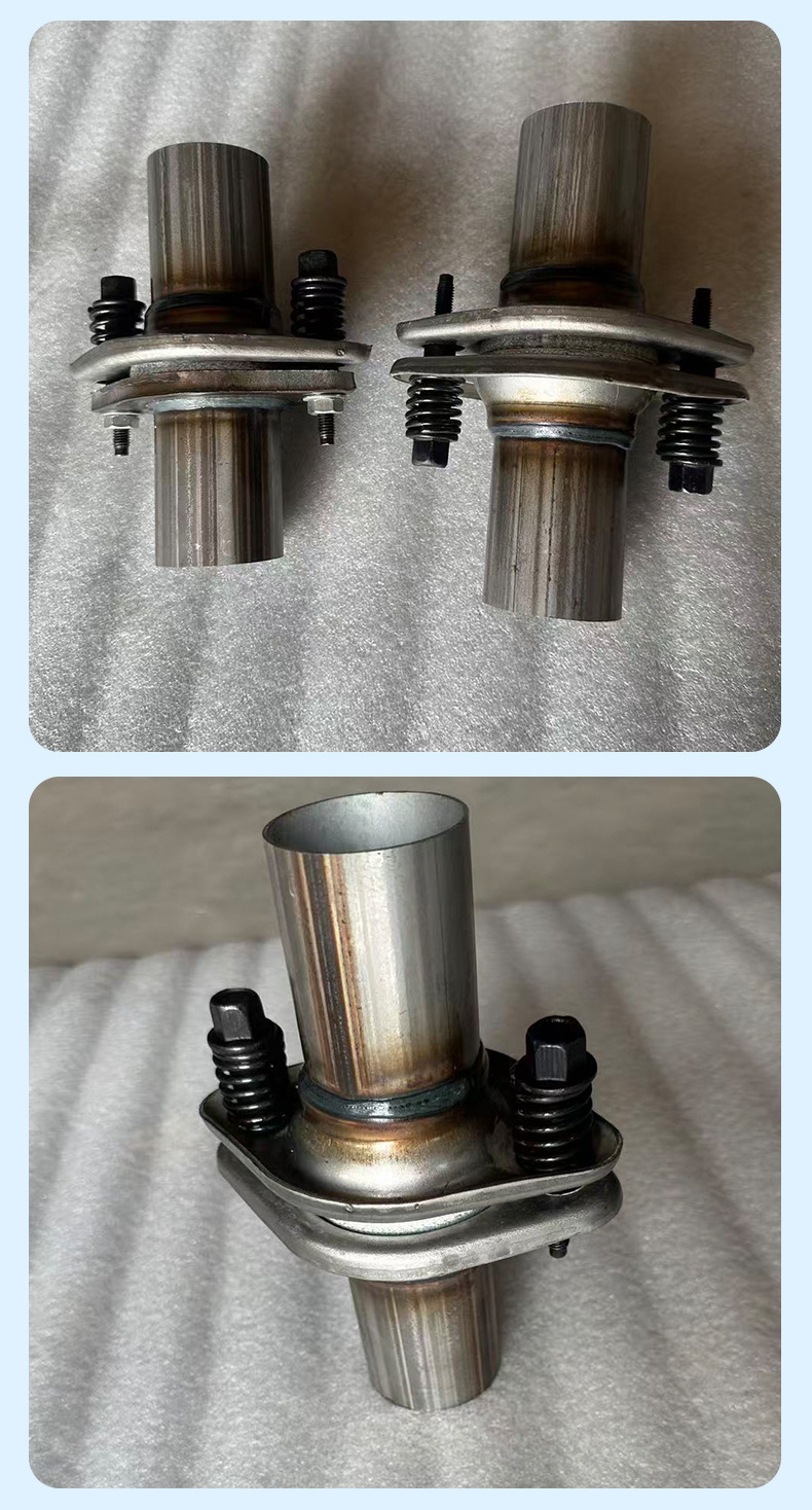 Manufacturer Supplies Car Exhaust Pipe Flange Muffler Interface, Exhaust Pipe Connector, Three-Way Catalytic Exhaust Pipe