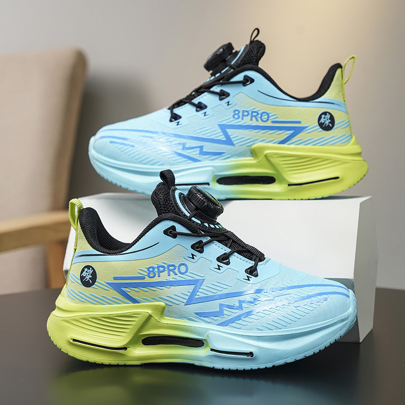 Red Rabbit 8pro zapatos de carreras respirables zapatos deportivos para niños 2025 otoño nuevos zapatos de carreras antideslizantes de carbono para niños