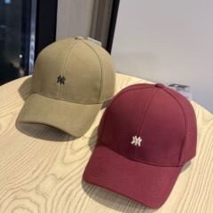 新款秋冬简约刺绣字母硬顶棒球帽子男女潮牌百搭遮阳显脸小鸭舌帽