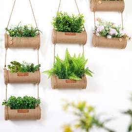 创意花篮墙面壁挂装饰墙壁墙上装饰餐厅客厅幼儿园植物角布置挂件