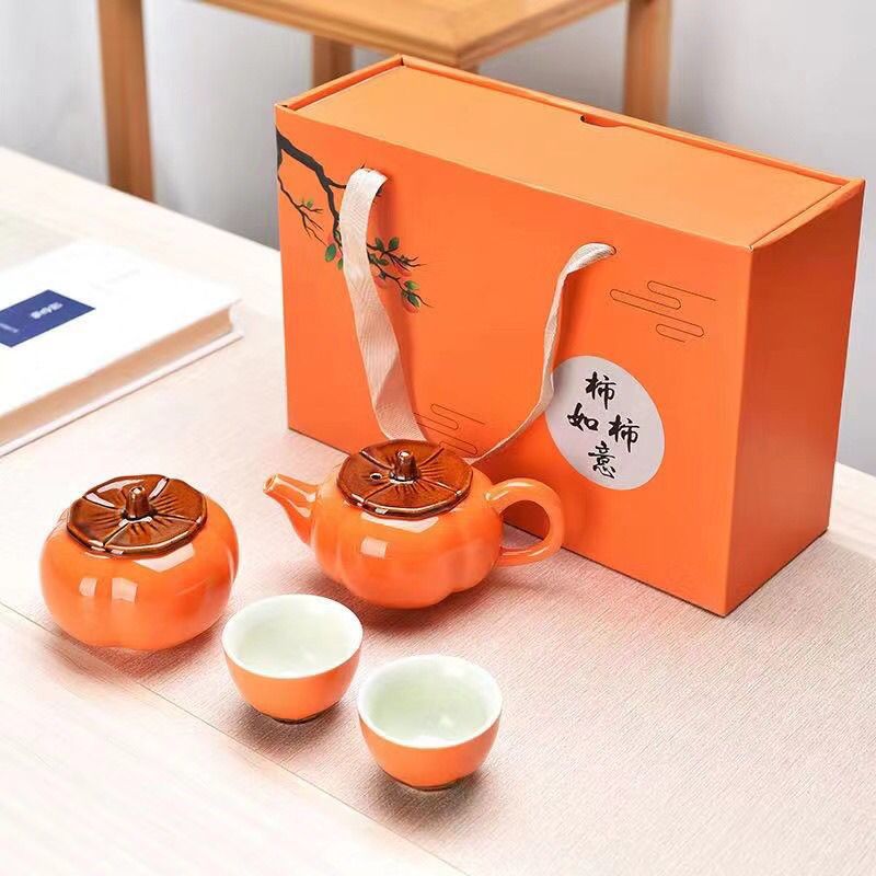 αεεεεεζ 노란색 선물 상자, 냄비 1개, 컵 2개, 캔 1개 αεεεεεζ