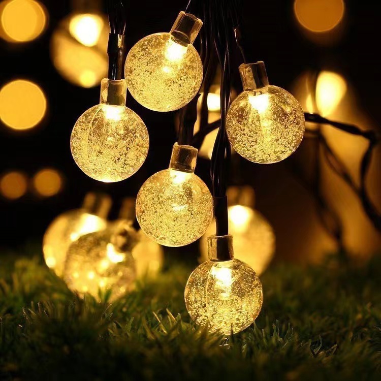 Solar Bubble Ball String Lights
