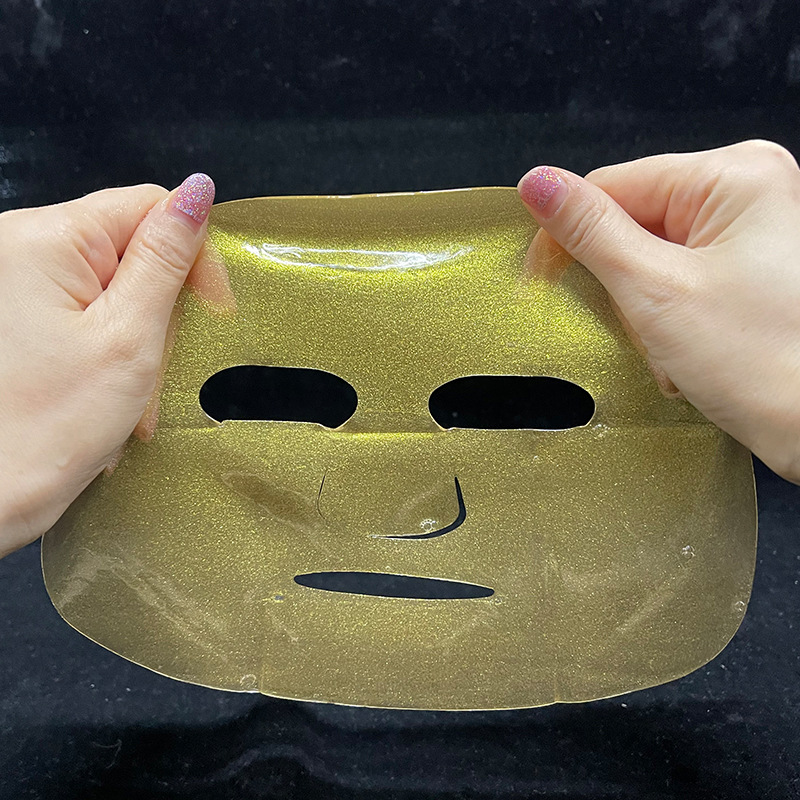 golden thin face mask