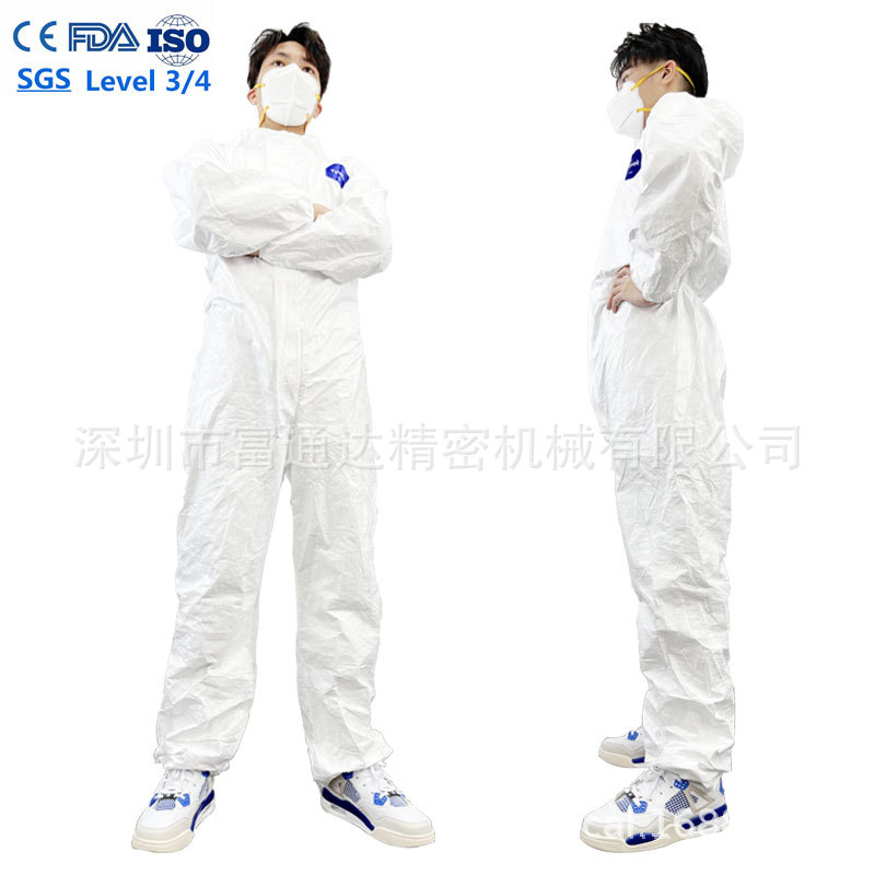 工厂直发美国Tyvek 一次性防护服SF透气膜隔离服医院用FDA