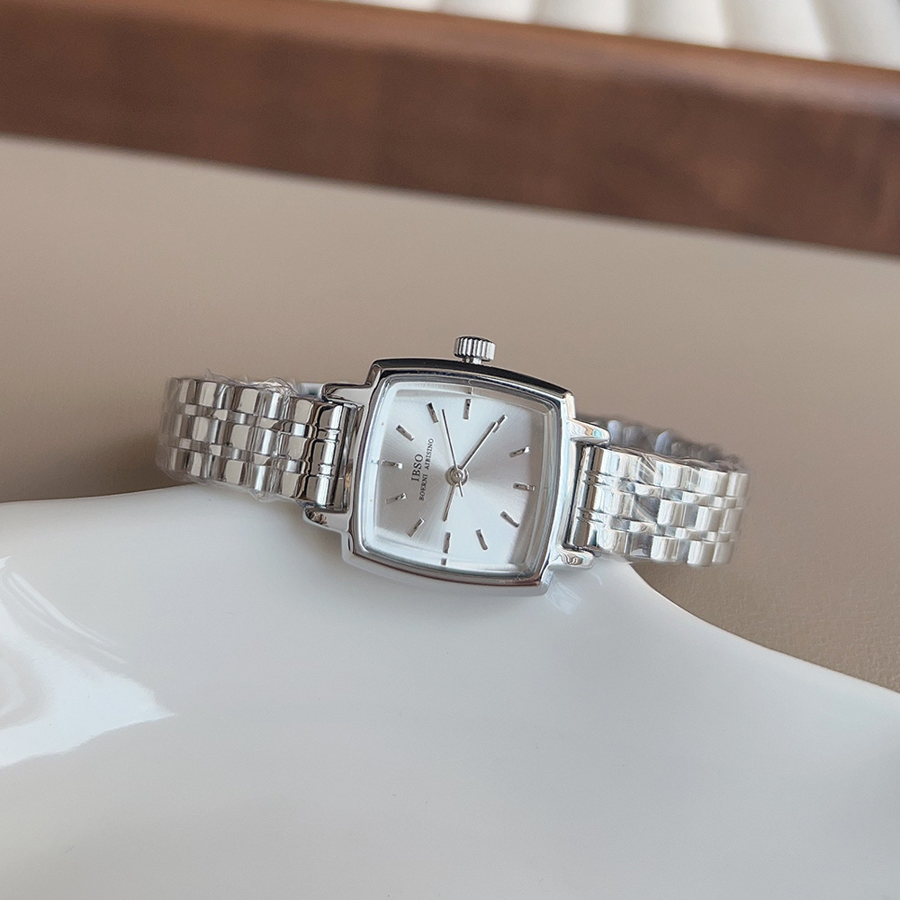 IBSO Square Steel Band 1069 Small Dial Design Light Luxury Fashion Watch_voghion.com