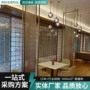 餐厅酒店网格编织隔断