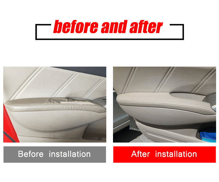 Suitable for 06-11 8-generation Honda Civic car special door armrest leather interior ultra-fiber leather wear-resistant and durable
