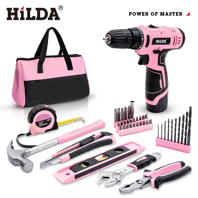 HiLDA/希尔达锂电钻手电钻家装diy迷你12v可调速正反大容量电池