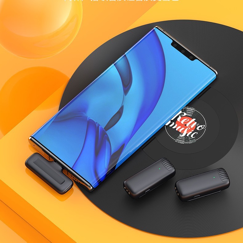 新型j13無線クリップマイクハイビジョン生放送録音ノイズリダクションマイク一モップ二バンド充電倉庫|undefined