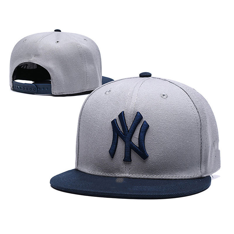 Comercio exterior versión coreana de la gorra ajustable NY gorra de visera para hombres y mujeres cúpula casual sombrero de ala plana deportes hip-hop hip-hop anti-sombrero