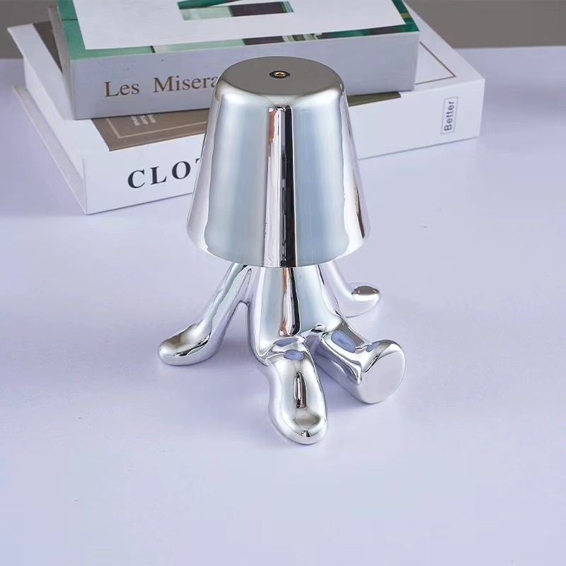 Fábrica transfronteriza Hermanos de oro lámpara de mesa decoración noche luz lámpara pensador