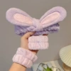 Purple/rabbit ear headband + wrist strap 2 ultrasonic interfaces