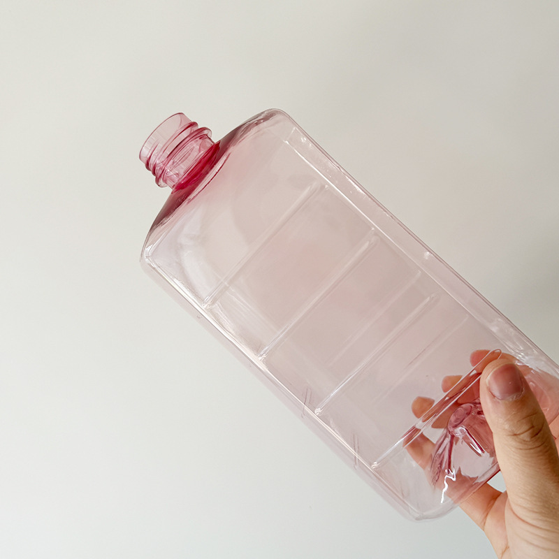1L 食器用洗剤ボトルペット空ボトル 1kg ポンププラスチックボトル正方形果物と野菜の洗浄剤ボトルペット食器用洗剤ボトル|undefined