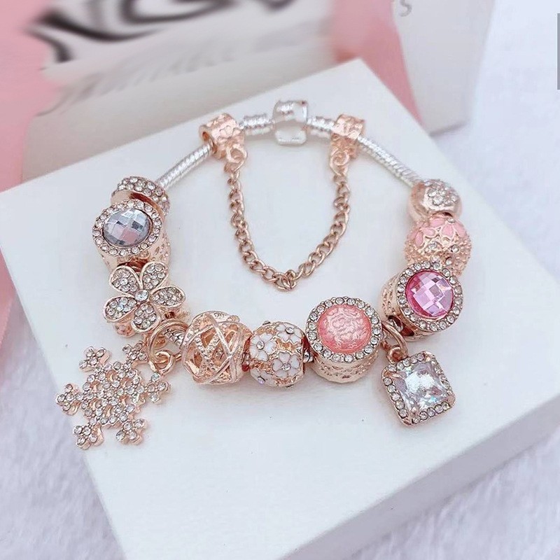 Panjia classic cross-border direct supply charm jewelry DIY jewelry exquisite ladies bracelet gift supply wholesale