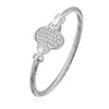 Silver accessory, fashionable trend silver bracelet, European style, wholesale