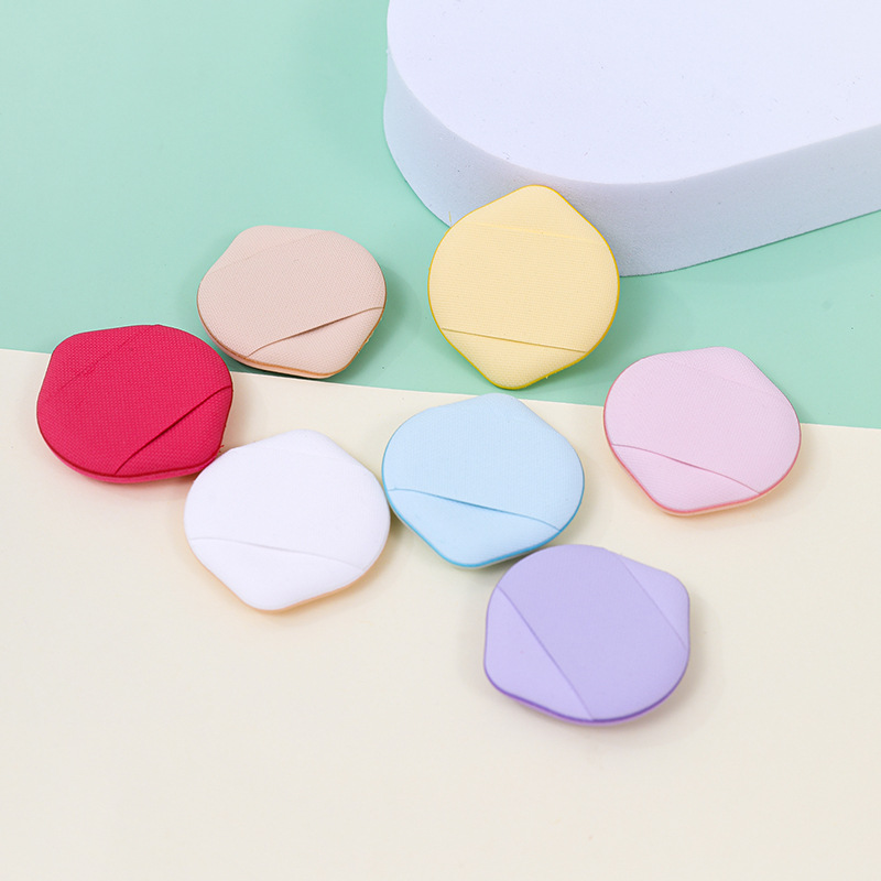 Polvo de pulgar personalizado almohadilla de maquillaje de aire sin polvo mini polvo de dedo de polvo de polvo de polvo de polvo de maquillaje herramientas de belleza