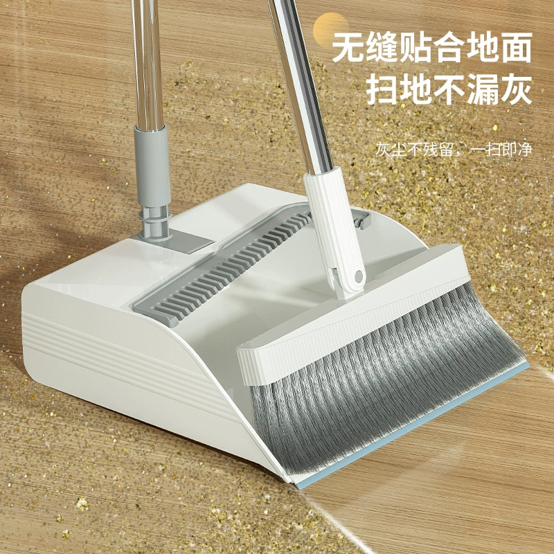 Broom, handle, hygienic set, foldable dustpan, mop