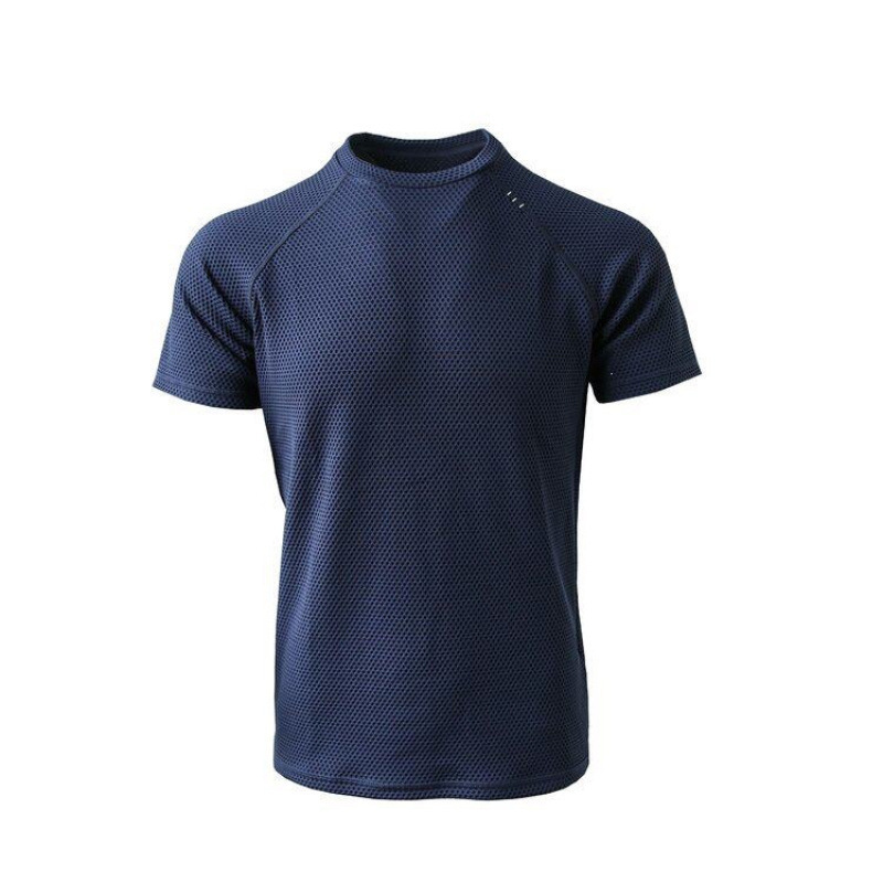 Quick-Drying and Breathable 3D Cut-Out Design with Three-Dimensional Waffle Texture, Summer Men's Comprehensive Training Sports Short-Sleeve T-Shirt Quick-Drying and Breathable 3D Cut-Out Design with Three-Dimensional Waffle Texture, Summer Men's Comprehensive Training Sports Short-Sleeve T-Shirt