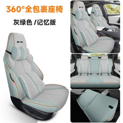 Four Seasons Pad cover is fully surrounded by - gray-green-memory-foam-version-mwg-byd-seal