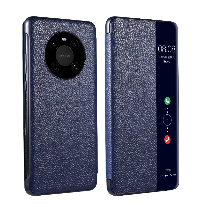 ファーウェイカバー適用ケースカバー付きmate60proスマートレザーカバーp60全包転倒防止栄光保護カバー|undefined