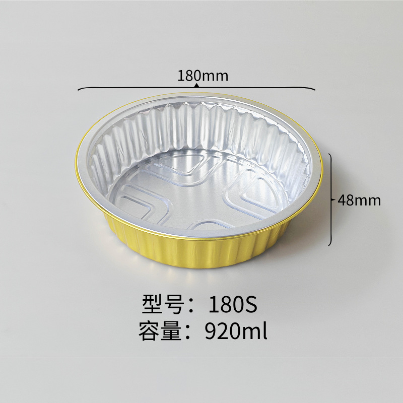 Caja de papel de aluminio de oro aislamiento caja de embalaje de alimentos cubiertos para llevar caja de embalaje de comida barbacoa