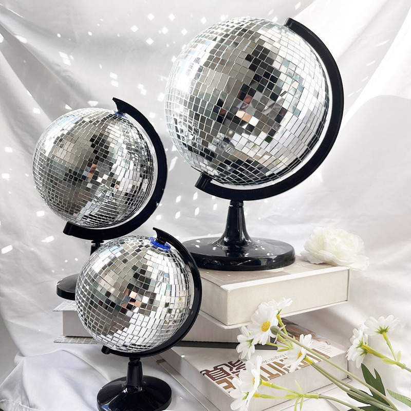 Cross-Border Disco Globe Creative Disco Office Desk Decoration Reflective Disco Ball Ornament Gift