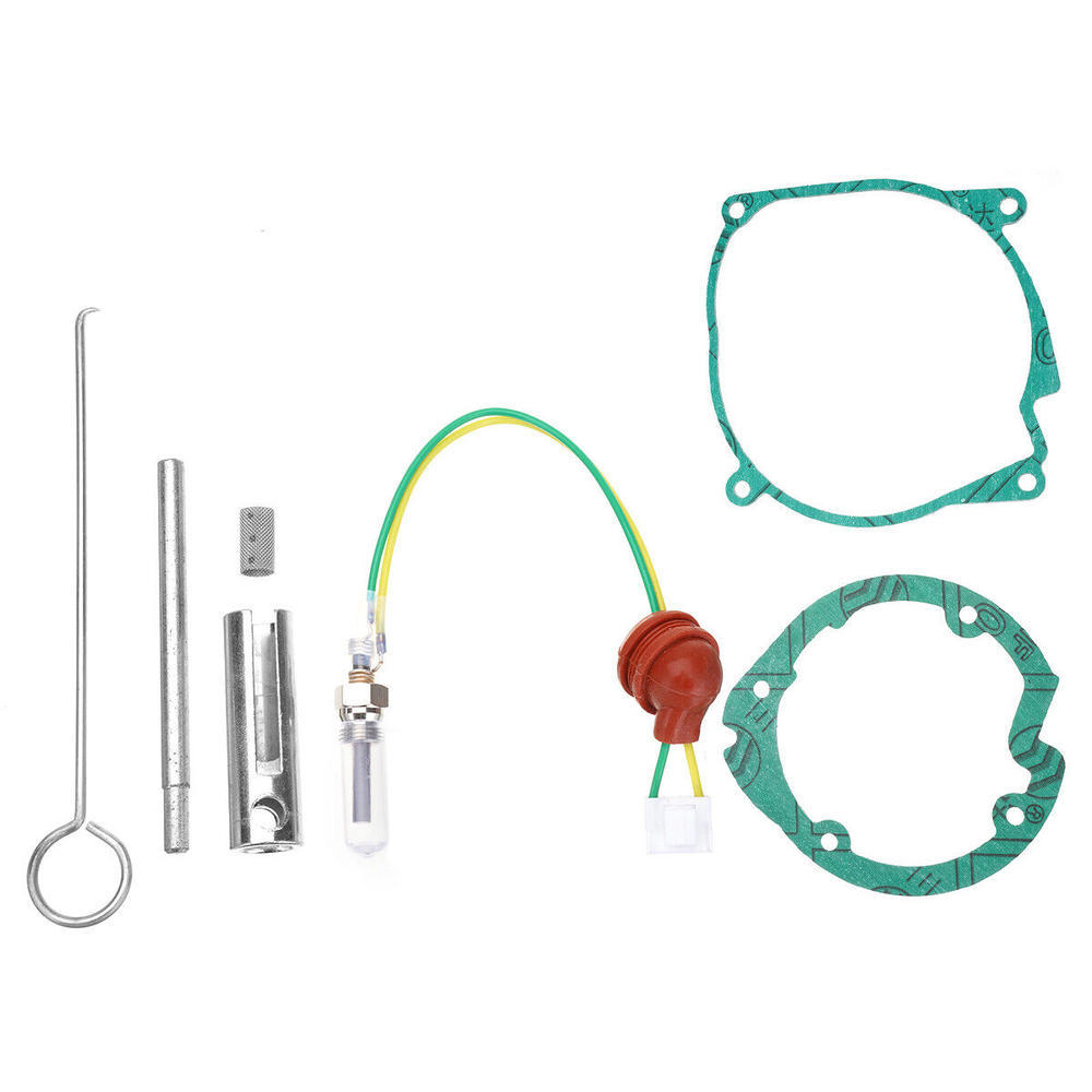 12V 3-8kw 七件套点火塞预热塞垫片点火塞维修套装汽车检查工具