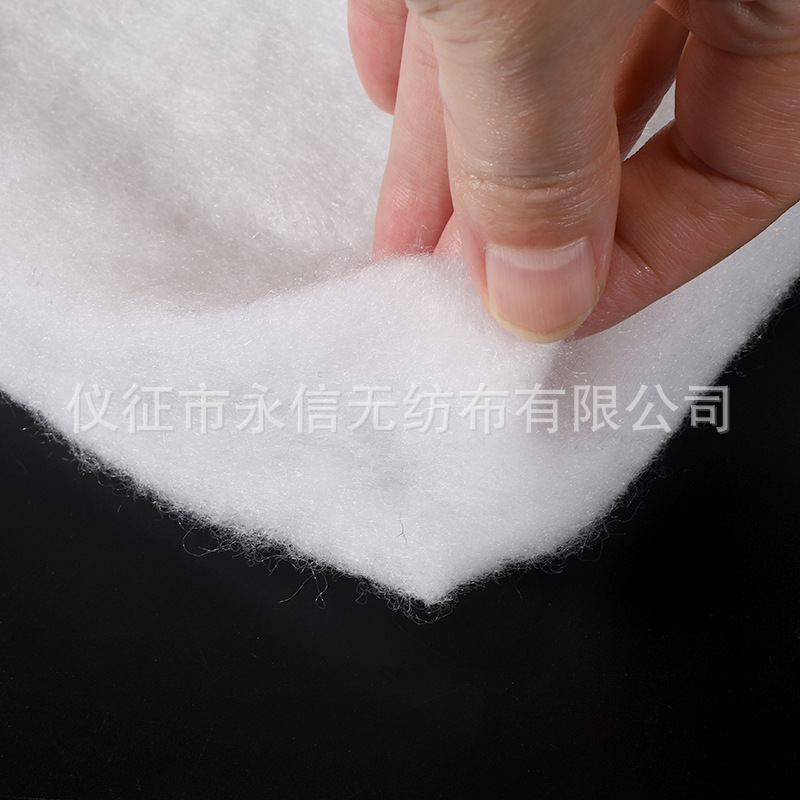 针刺棉服装用无纺棉针刺棉涤纶无纺填充棉厂商供应 量大从优
