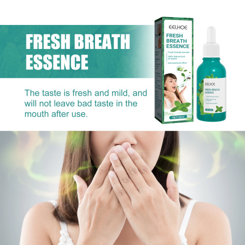 EELHOE Fresh Breath Essence Cleans Mouth Odor and Leaves Fragrant Mint Flavor Fresh Breath Essence