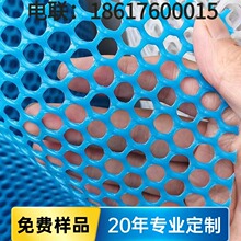蓝色塑料网防滑养殖垫网养鸡鸭白色纯新料整卷塑料养殖平网厂家