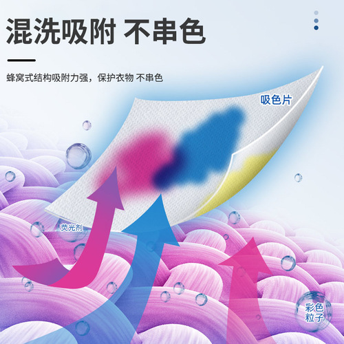 Source anti-staining clothes laundry supple color-absorbing tablets washing machine color master tablets anti-color cross-color household clothes laundry tablets