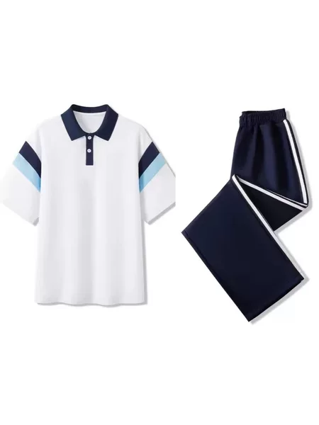 Class Uniforms for Junior High School Students, Sports Meeting Clothing, Spring and Autumn High-Quality College-Style School Uniform Sets, Three-Piece Set for High School Students