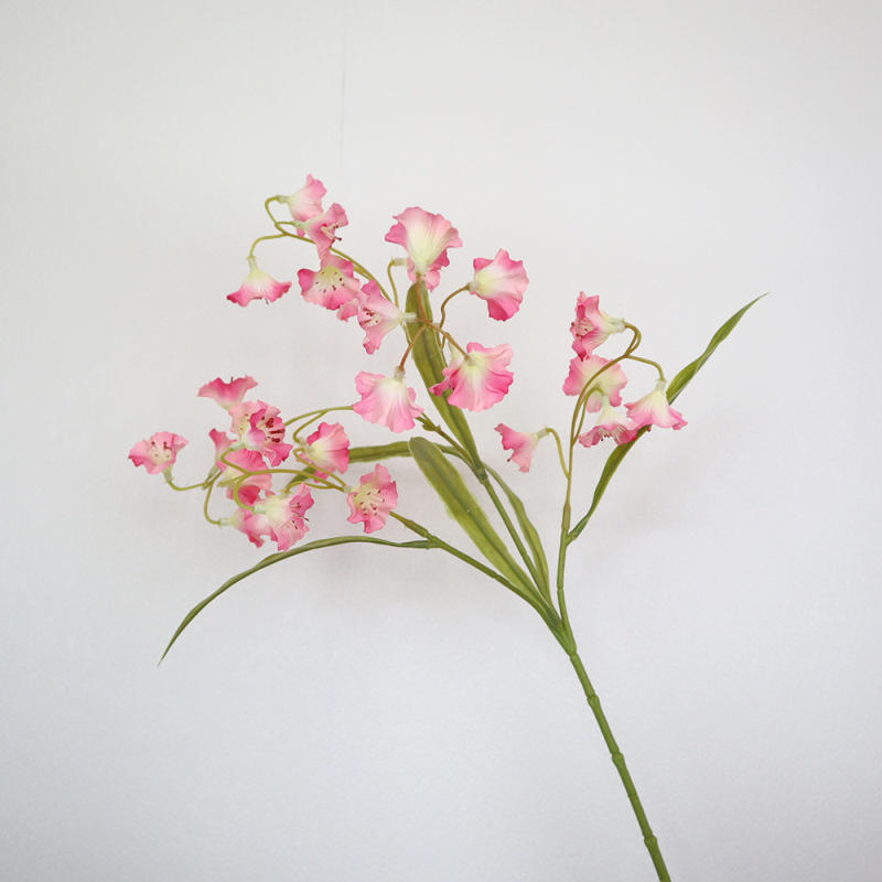 模擬高品質 3 枝風鈴花の枝花束ホームハイエンドソフト装飾花撮影小道具花瓶フラワーアレンジメント|undefined