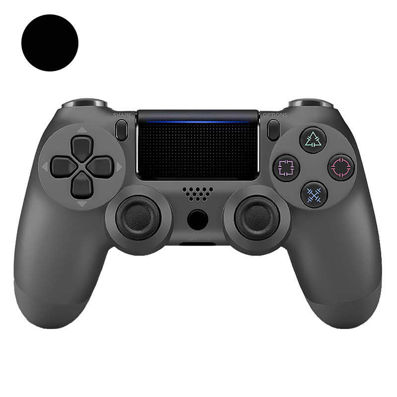Control Inalámbrico Bluetooth P4 de ABS con Doble Motor de Vibración para Consola P4 y PC
