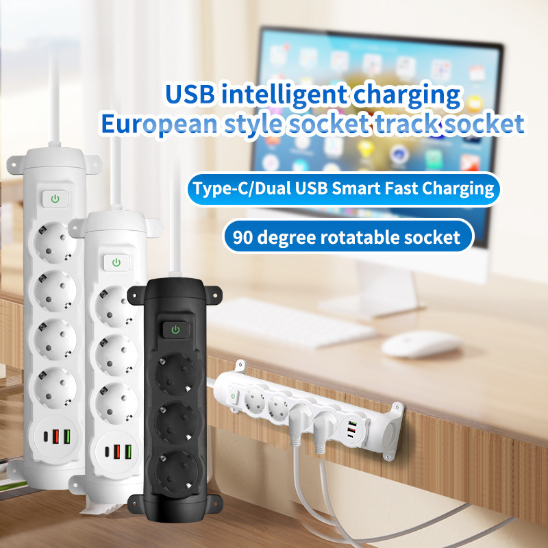 Conector giratorio con agujero de gong y pin que se puede fijar en la pared con conector de conexión