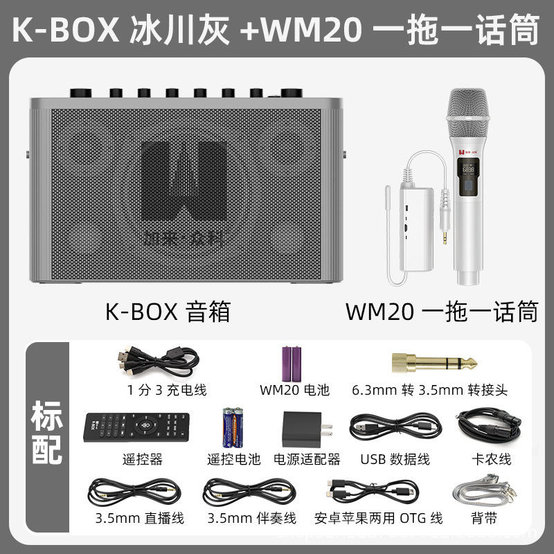 みんなの科のK-BOXの屋外でk歌のスピーカーの家庭用の歌のスピーカーのマイクの設備のテレビのbluetoothのスピーカーを生放送します。|undefined