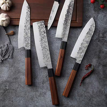 厂家直销锻打切付刀小厨刀牛肉日式料理主厨刀刺身刀日本多用厨刀