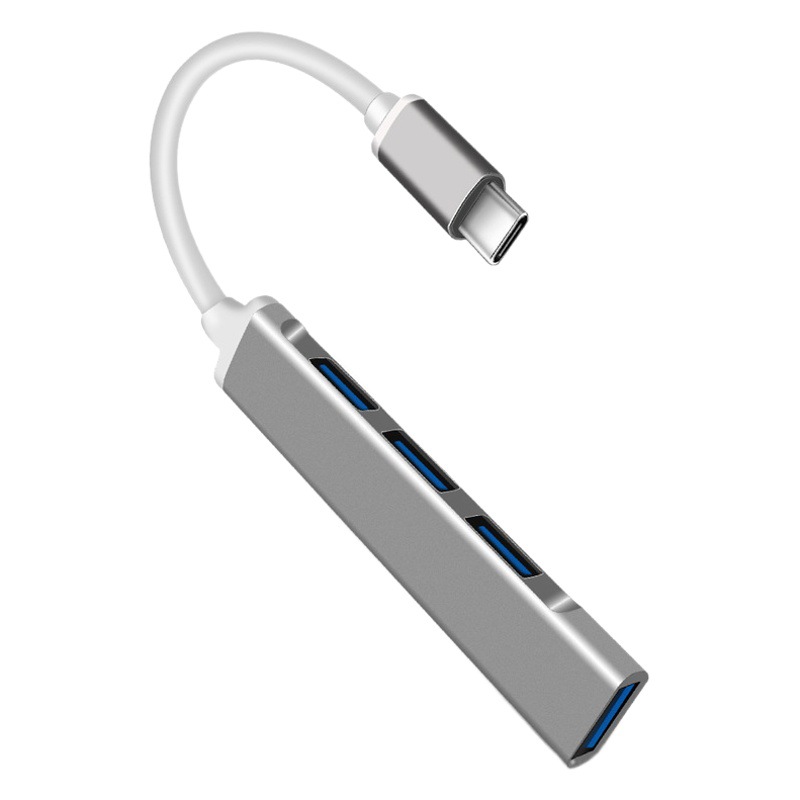 Typec estación de acoplamiento usb3.0hub extensor teléfono móvil computadora tableta divisor Hub montado en el vehículo de uno a cuatro
