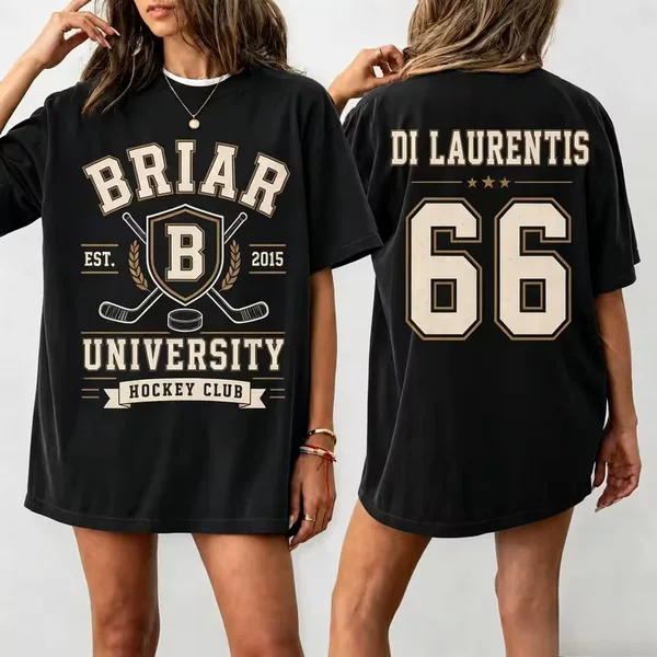 Off Campus Briar University Hockey Club in Laurentis 66 T-Sh