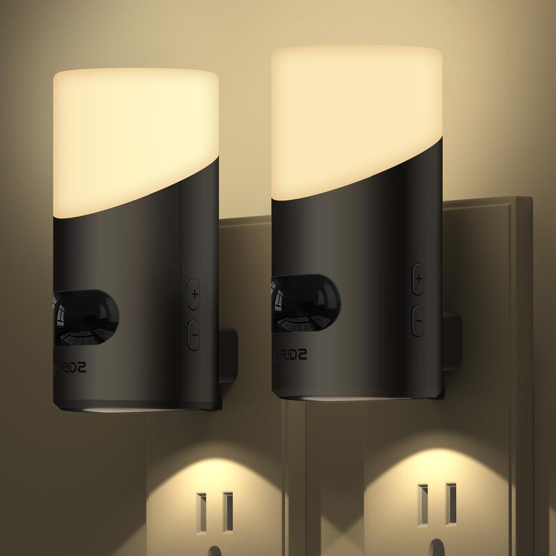 Simple Dimmable Night Light, Warm Sleep Companion Light, Bedroom Lighting, Bedside Plug-In Lamp, Motion Sensor Night Light