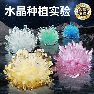 Children's Planting and Growing Crystal Science Experiment Set for Primary School Students Steam Crystal Culture Educational Handmade Toys