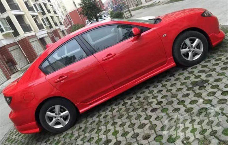 Suitable for Mazda 3 Small Body Kit Modification 06-09 Old Model Mazda 3 Large Body Kit M3 Front Lip Side Skirt Rear Lip Rear Wing