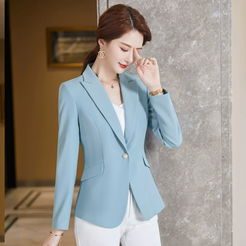 Black autumn suit, fashionable jacket, fitted brace, long-sleeve, for teenagers, bright catchy style