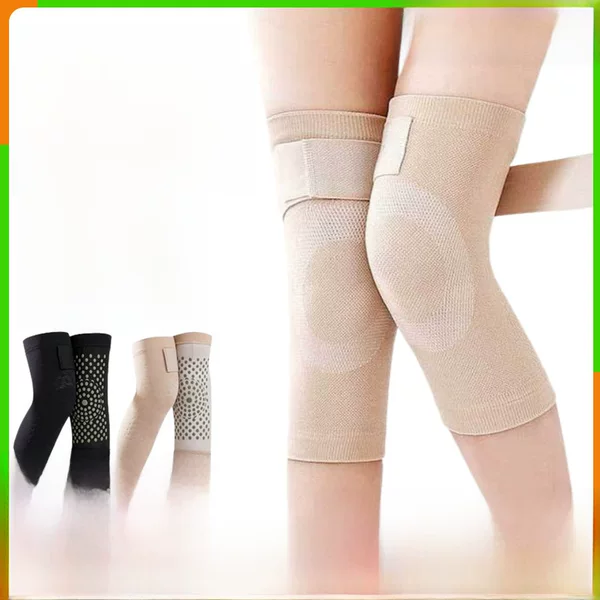 Thin Wormwood knee pad cover warm old cold legs men's and women's knee joint fever summer strap thin sports knee pad