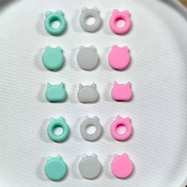Bear and Kitten Style Glasses Anti-Slip Soft Silicone Children's Compact Anti-Fall Ear Hooks Accessory Nose Pads