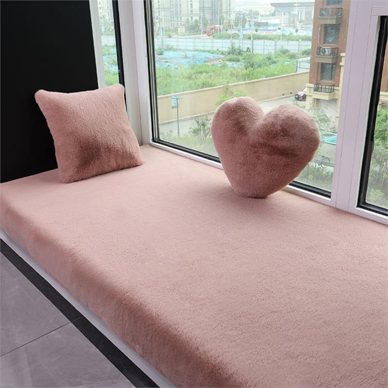 chair cushion faux | Other Car Carpet - light-purple-50x150cm-encrypted-thickened