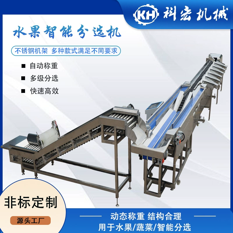 Интеллектуальная сортировочная машина для фруктов и овощей с возможностью настройки и весового контроля