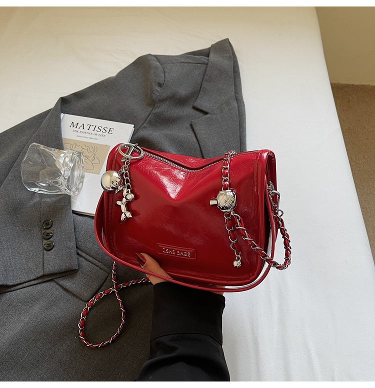 Fashionable single-shoulder bag, casual women's bag 2025 Summer new Korean style, ins style, versatile, hand-held crossbody small square bag undefined